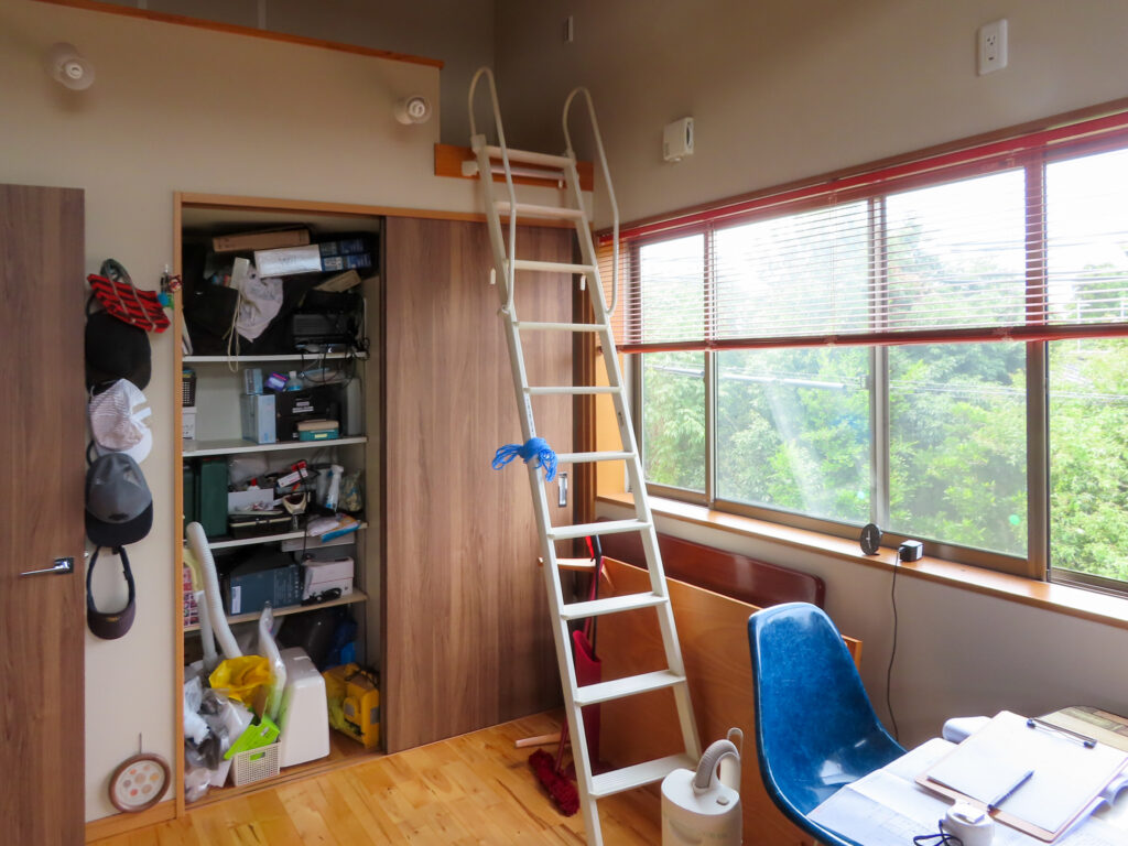 リフォーム前 2階収納スペースの状況(富山市)