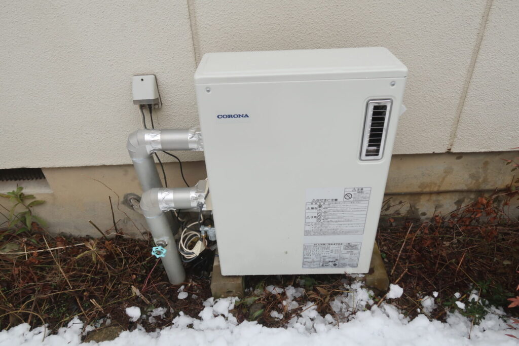 ボイラー取り替え後