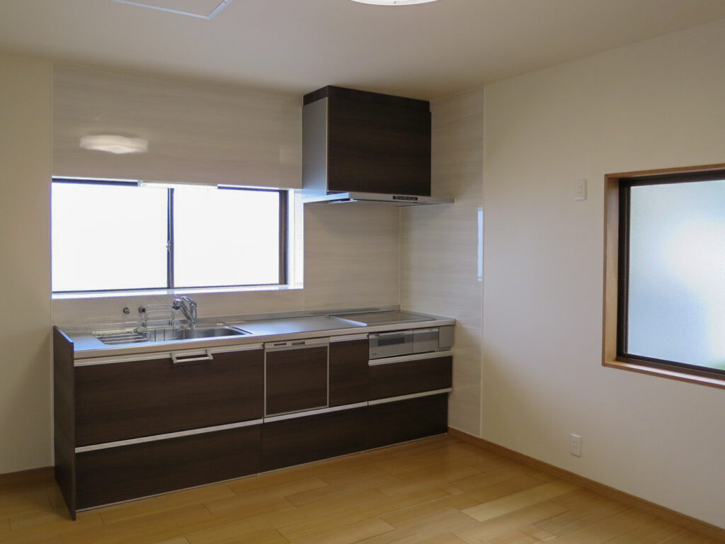 I型キッチン入れ替え後の様子